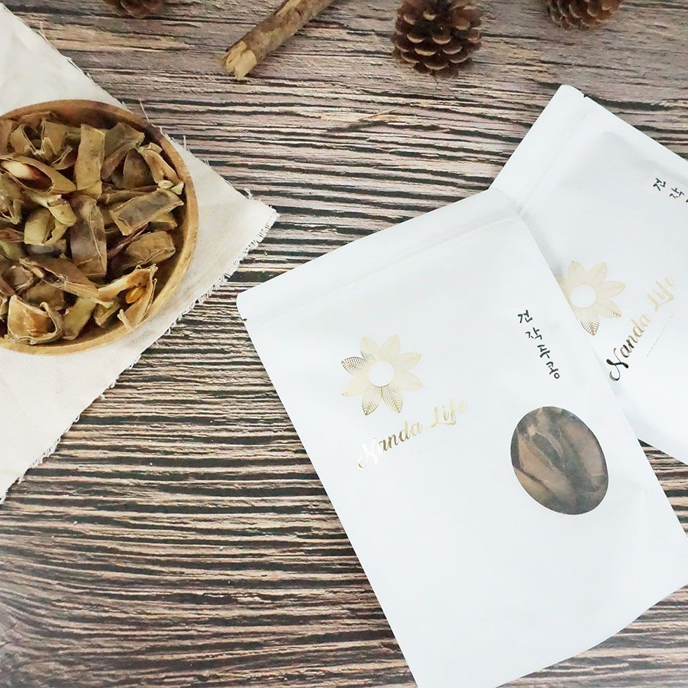 Nanda Life Dried Roasted Sword Bean Pods 150g 100% Korean Origin Low-Temperature Dried Natural Herb Tea Respiratory Care _ Made in Korea